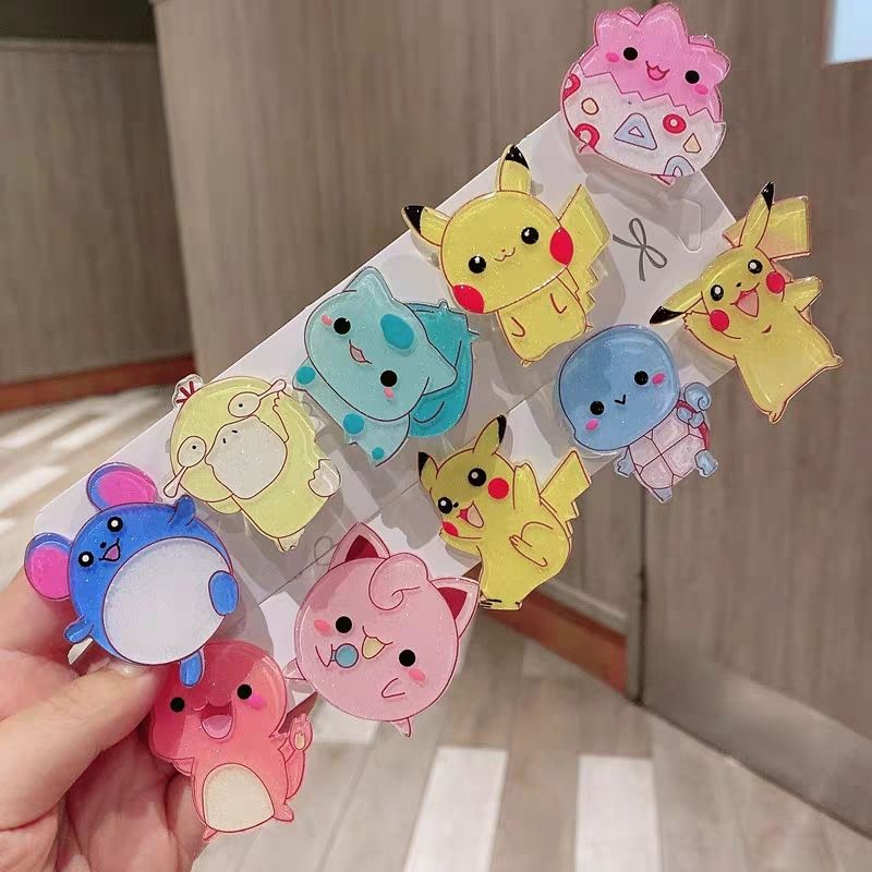 Women'S Accessories List - Pokémon Hair Clips Hairpins Cute Hair
