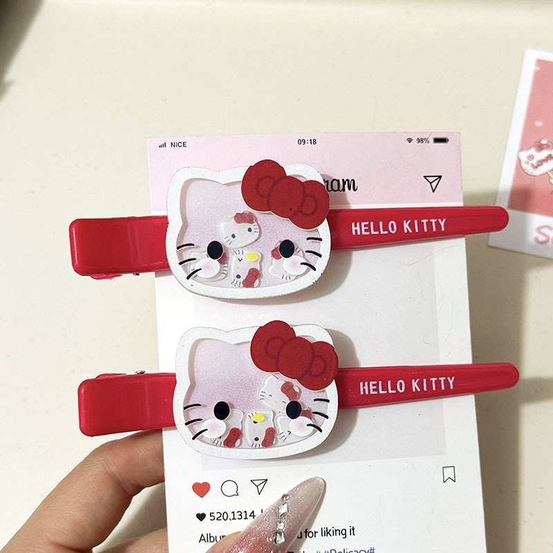 Women'S Accessories List - Hello Kitty Hair Clip Shaker Bangs