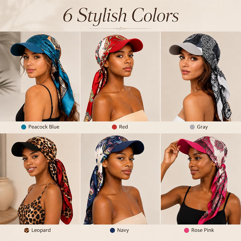 Women'S Accessories Go Outdoors - Fashion Printed Square Scarf Hat for