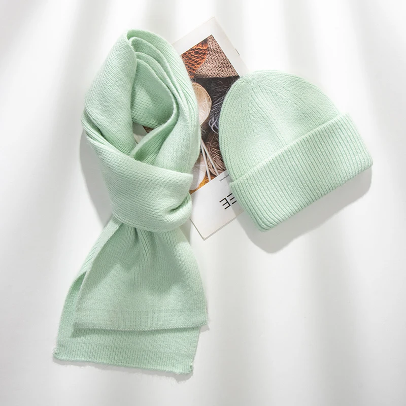 Angora Hat Scarf Set Winter Wo - Women'S Accessories Go Outdoors 评论和价格