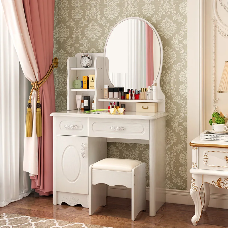 European Simple Dressing Table - Women Accessories Drawer 评论和价格