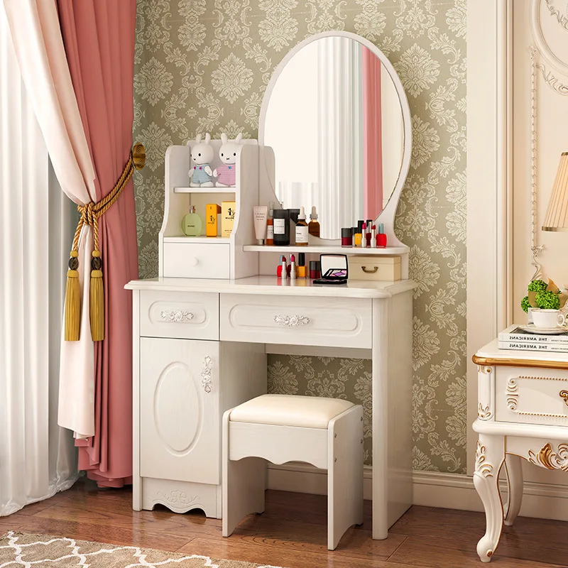 European Simple Dressing Table - Women Accessories Drawer 评论和价格