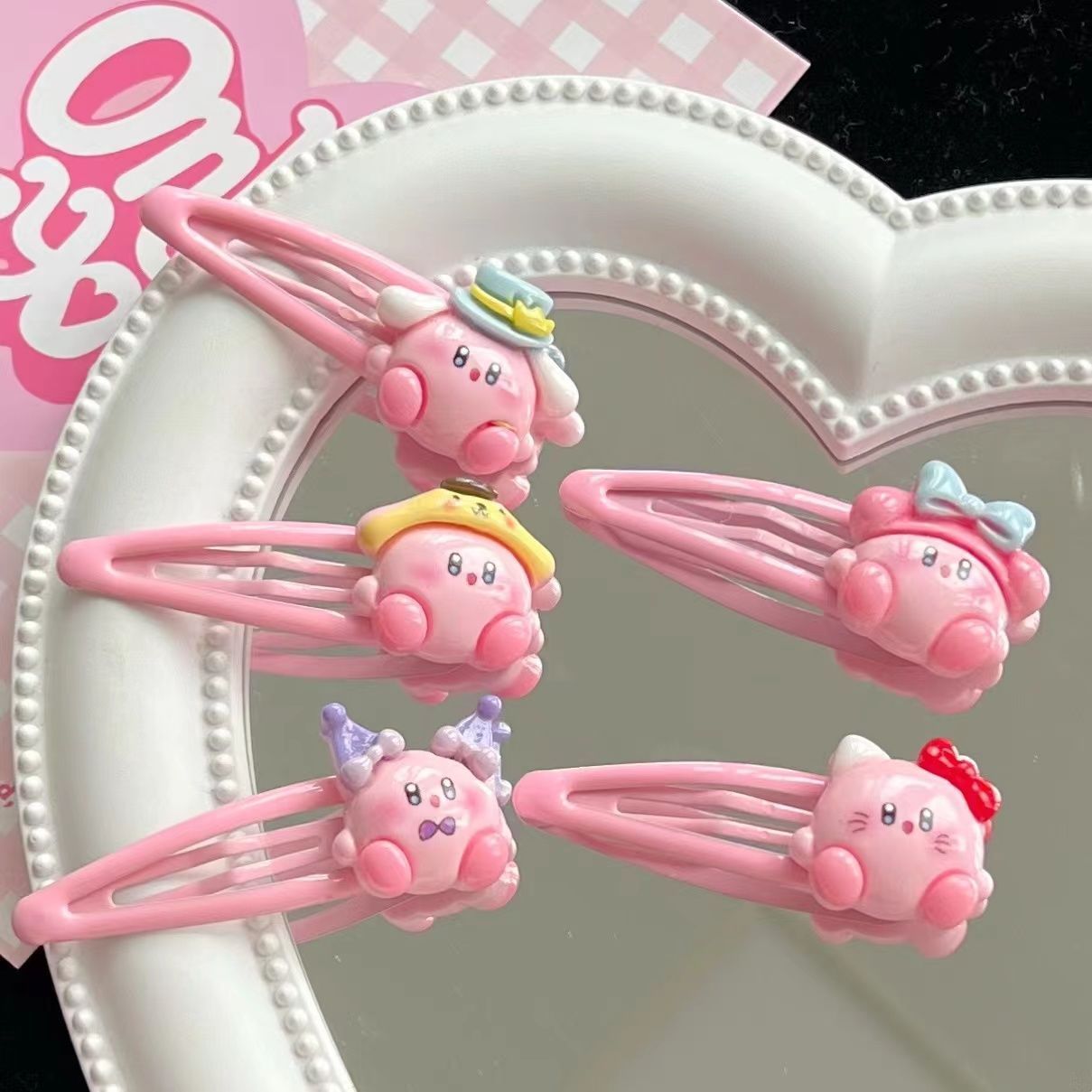 1~10pcs Cute Kirby BB Hair Cli - Women'S Accessories List 评论和价格