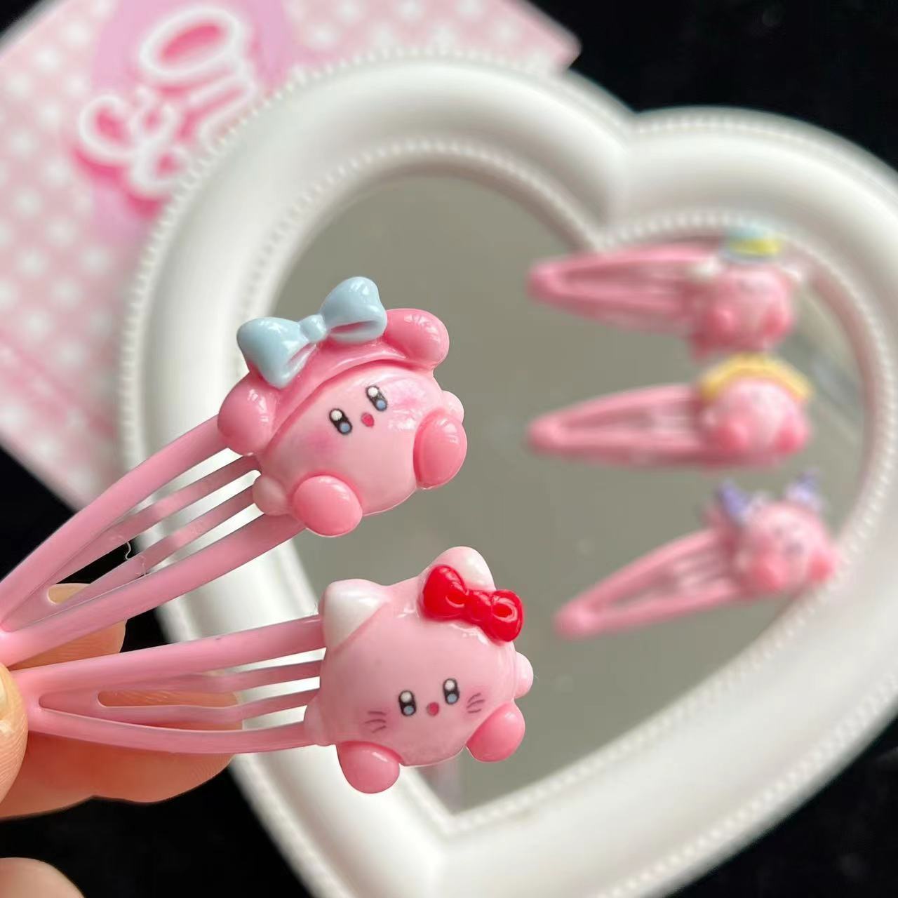 1~10pcs Cute Kirby BB Hair Cli - Women'S Accessories List 评论和价格