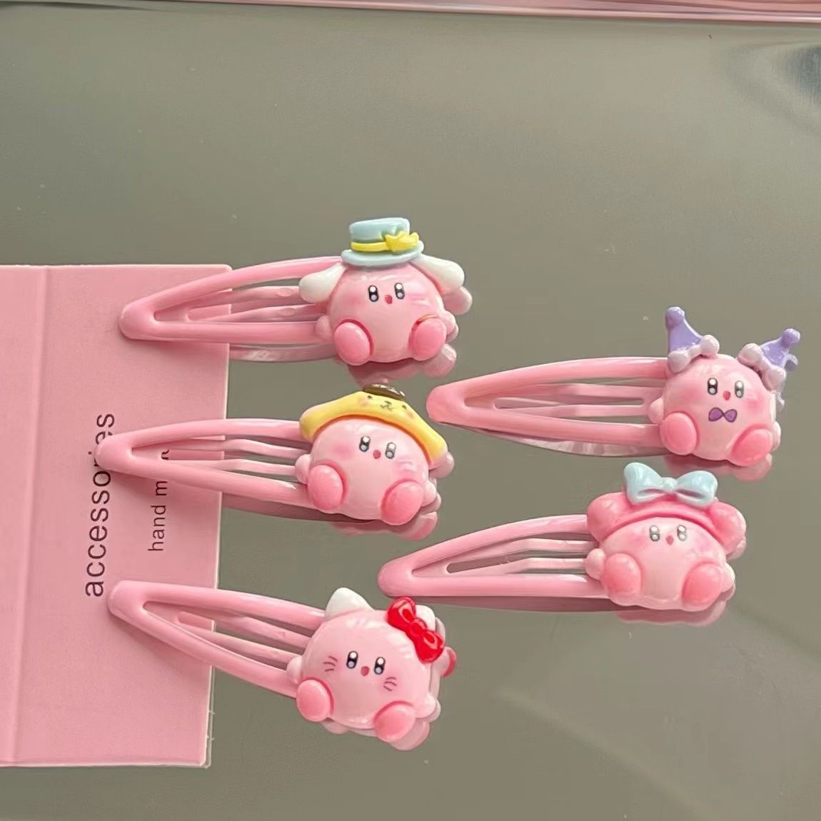 1~10pcs Cute Kirby BB Hair Cli - Women'S Accessories List 评论和价格