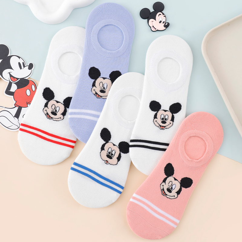 5 Pairs of Disney Mickey Mouse - Women'S Ankle Accessories 评论和价格