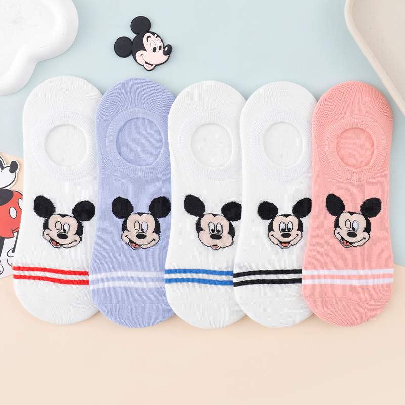 5 Pairs of Disney Mickey Mouse - Women'S Ankle Accessories 评论和价格