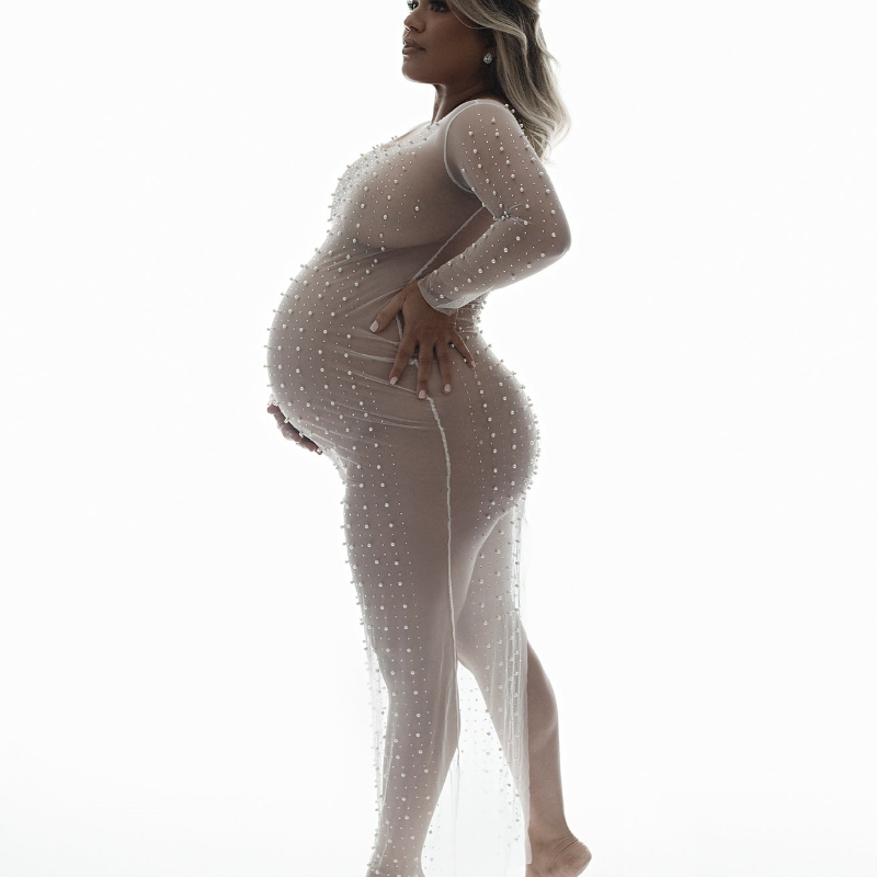 Sexy Black Maternity Photograp - Women'S Ankle Accessories 评论和价格