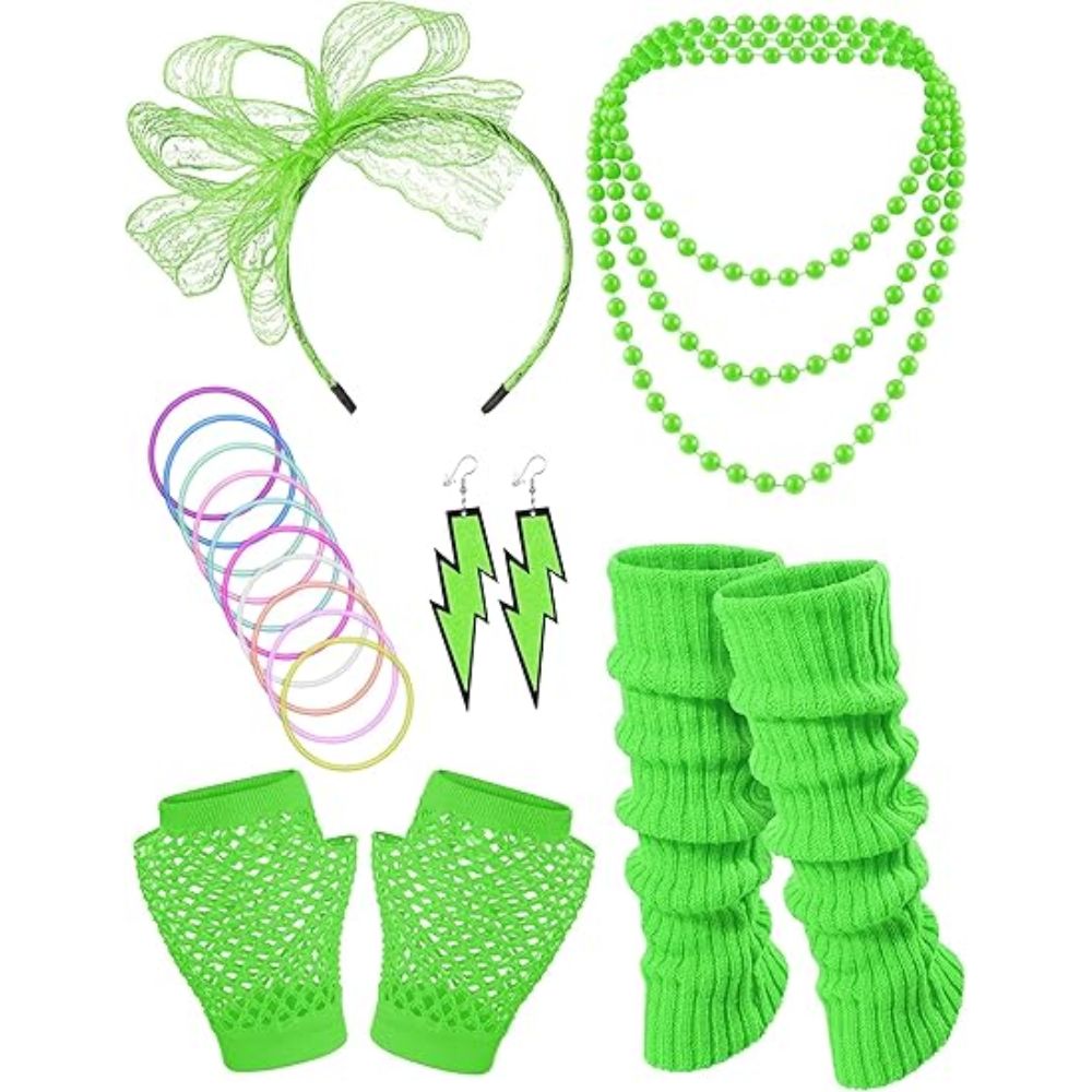 80s Costume Accessories Hologr - Women Accessories Earrings 评论和价格