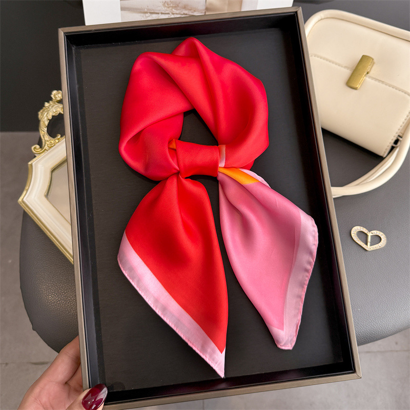 Fashion Color Block Print Squa - Women'S Accessories For Neck 评论和价格