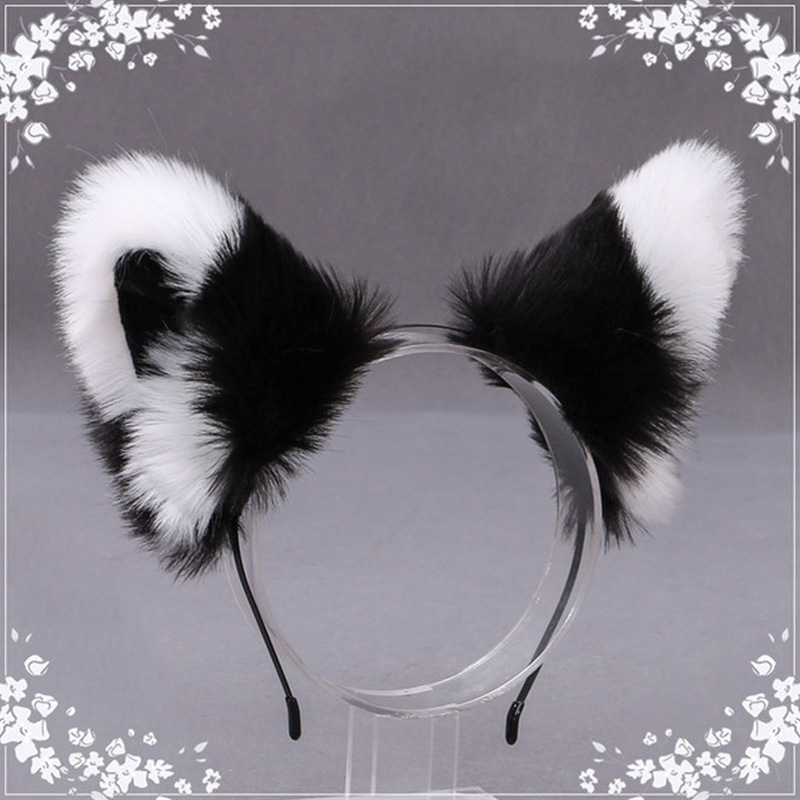 Fluffy Fox Cat Ear Plush Headb - Women Accessories Earrings 评论和价格