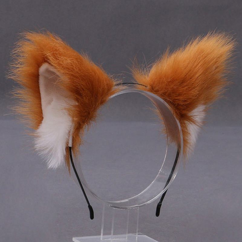 Fluffy Fox Cat Ear Plush Headb - Women Accessories Earrings 评论和价格