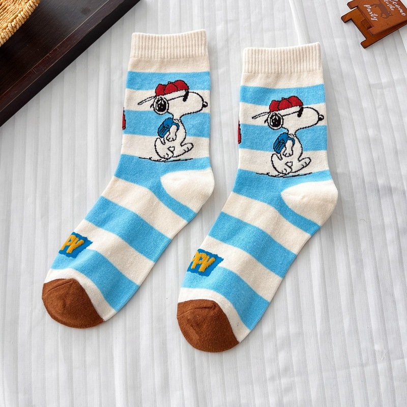 5 Pairs Cute Cartoon Snoopy An - Women'S Ankle Accessories 评论和价格