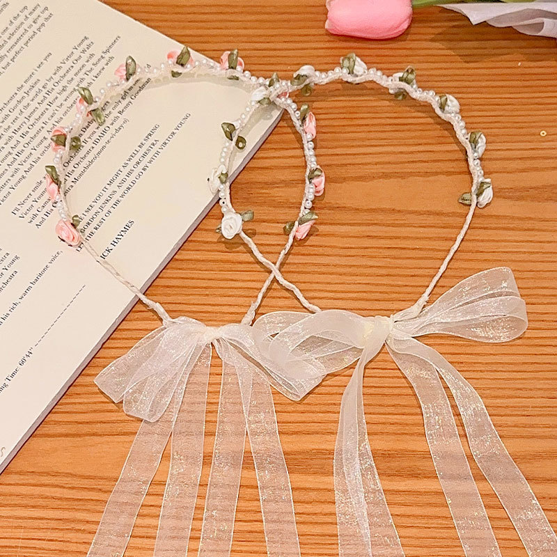 Pearl flower satin hairband ad - Women'S Accessories Go Outdoors 评论和价格