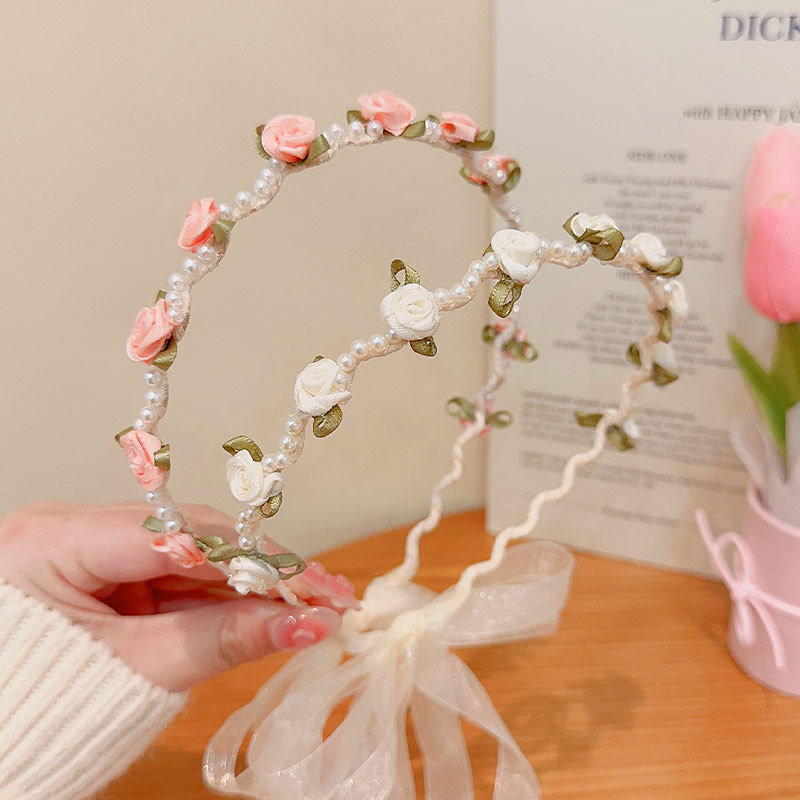 Pearl flower satin hairband ad - Women'S Accessories Go Outdoors 评论和价格