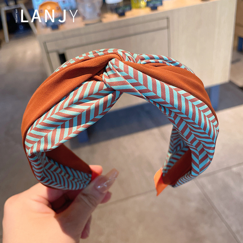 Korean color blocking new hair - Women'S Accessories Go Outdoors 评论和价格