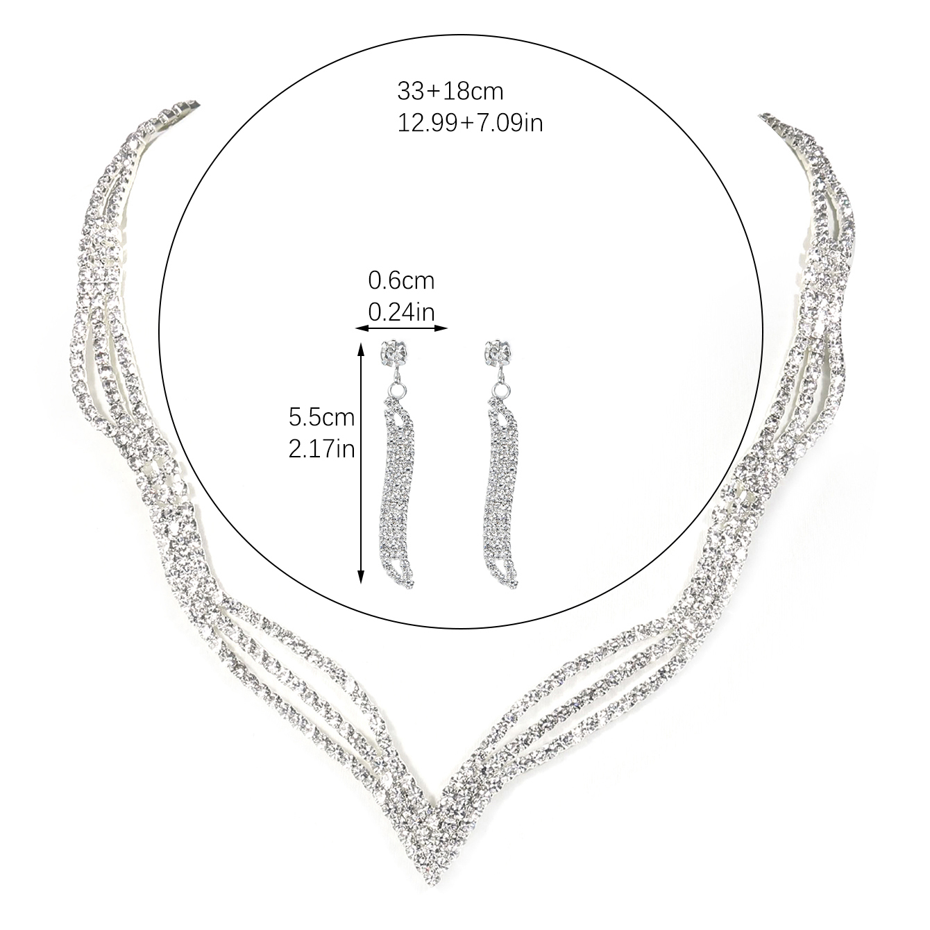 Bride Wedding Necklace Earring - Women'S Accessories Mango 评论和价格