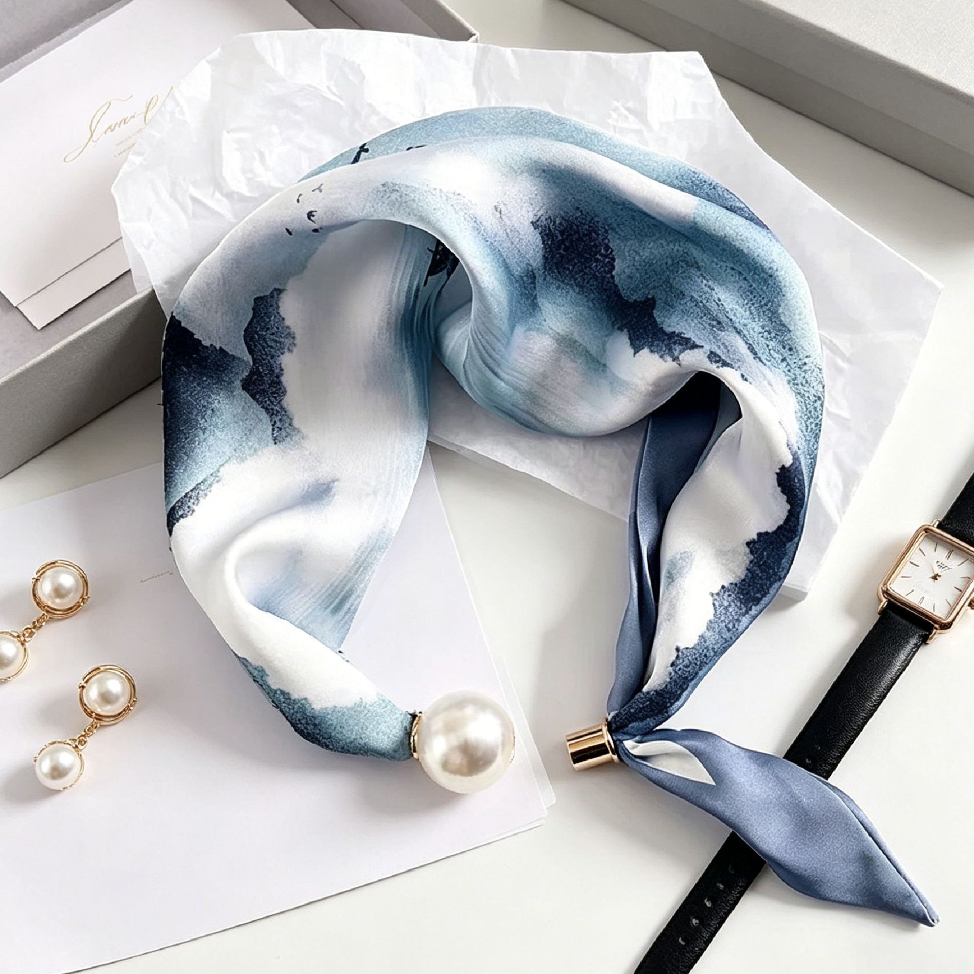 Elegant Chic Pearl Stripe Scar - Women'S Accessories For Neck 评论和价格