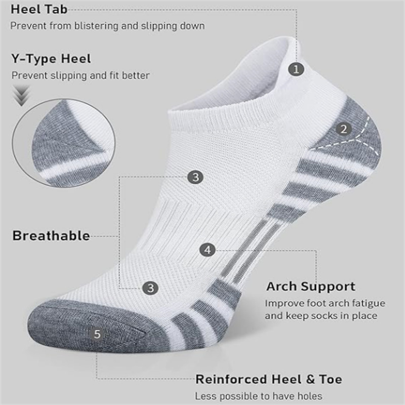 6/24 Pairs Cushioned Breathabl - Women'S Ankle Accessories 评论和价格