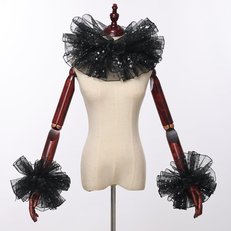 Jester Ruffled Collar Neck Ruf - Women'S Accessories For Neck 评论和价格