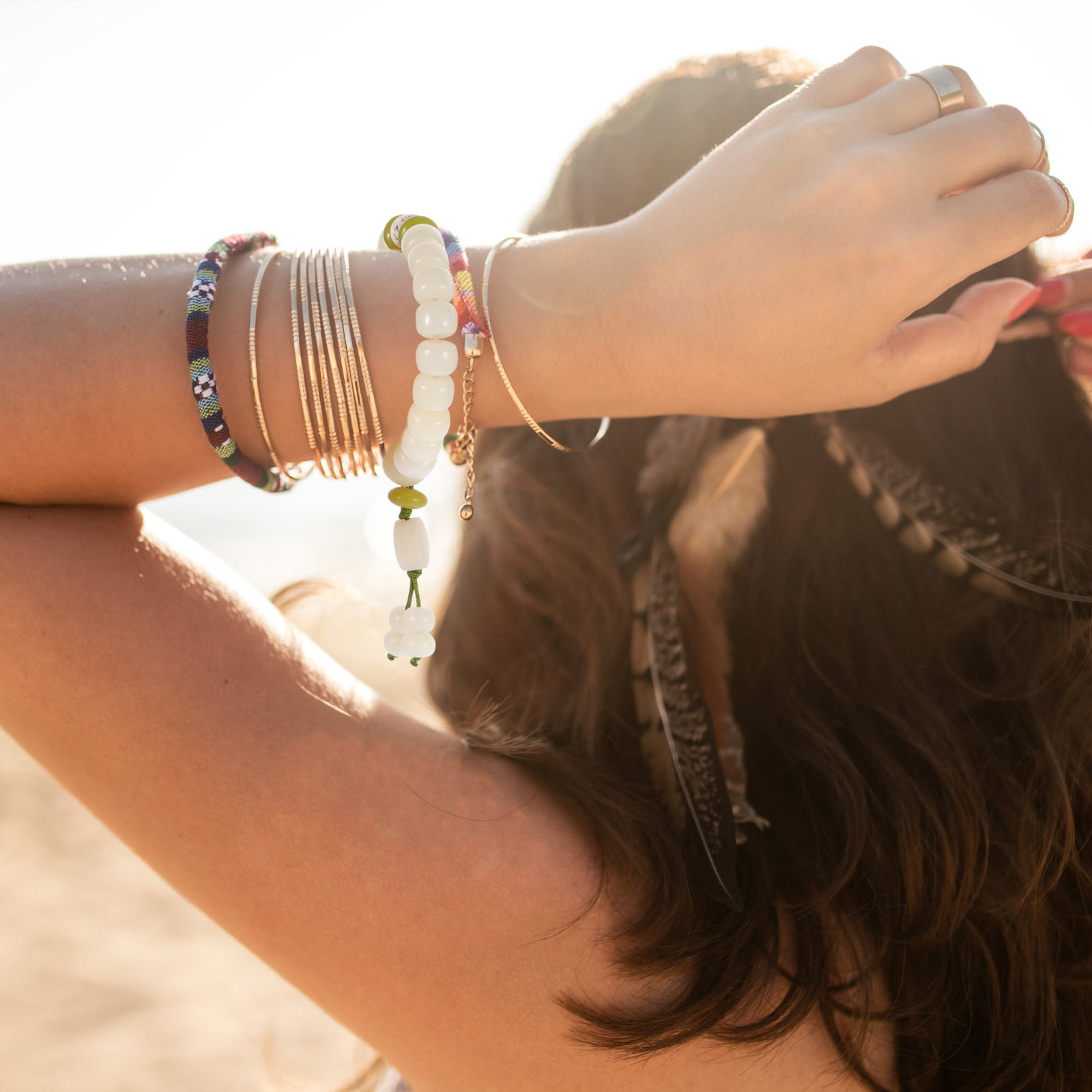 Jade Bracelet Beads Bracelet W - Women Accessories Meaning 评论和价格