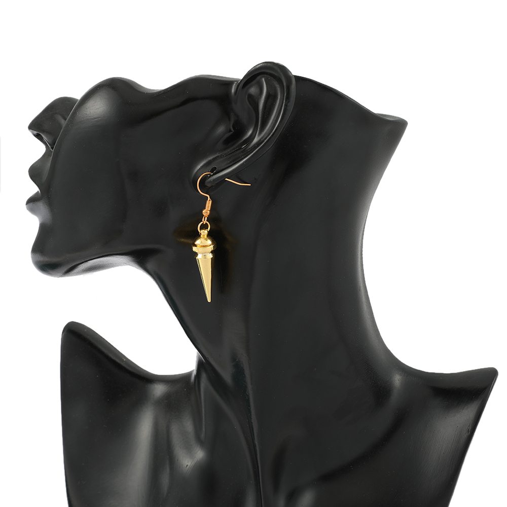 Fashion Anime Golden Color Awl - Women Accessories Earrings 评论和价格