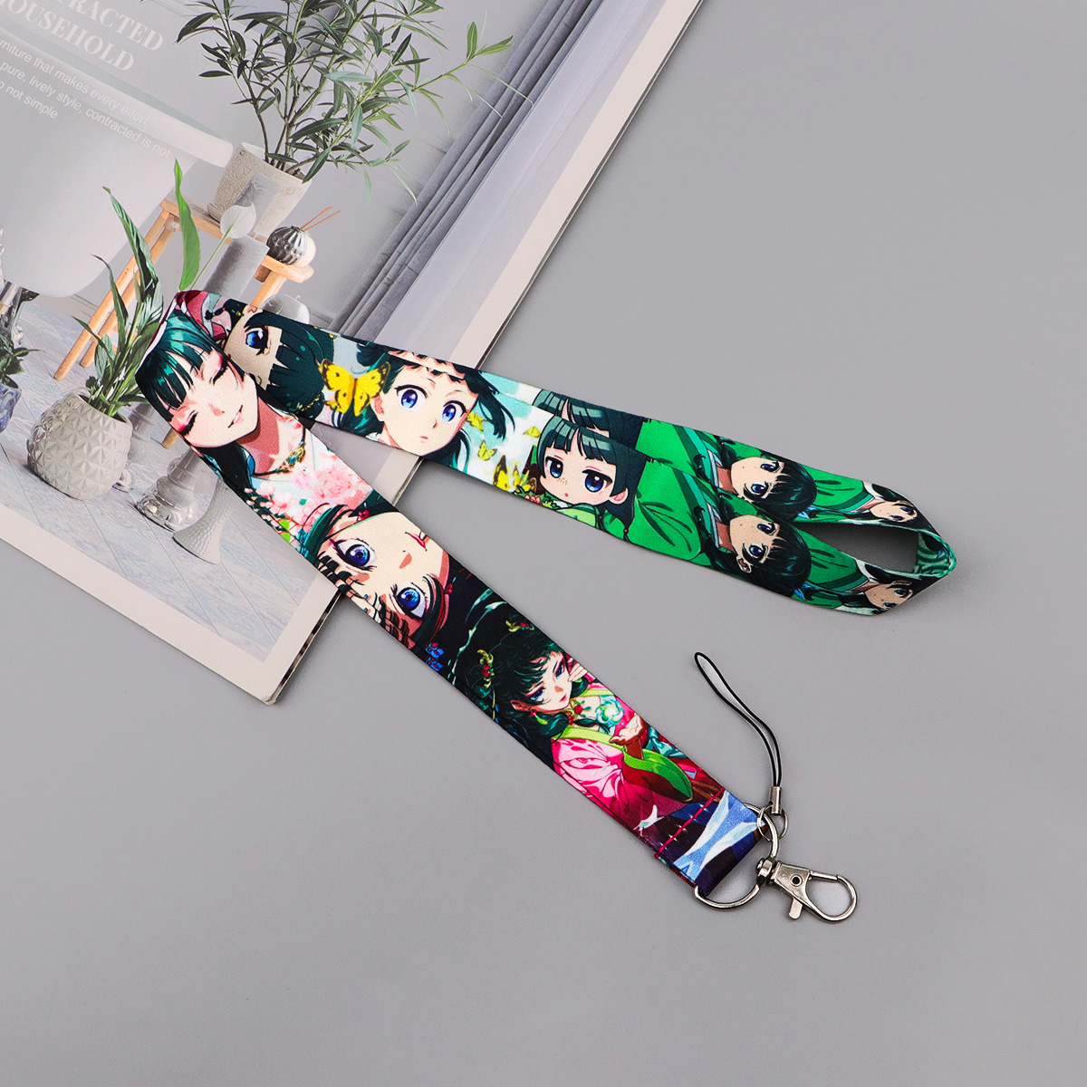 Cute Anime Girl Lanyard Neck S - Women'S Accessories For Neck 评论和价格