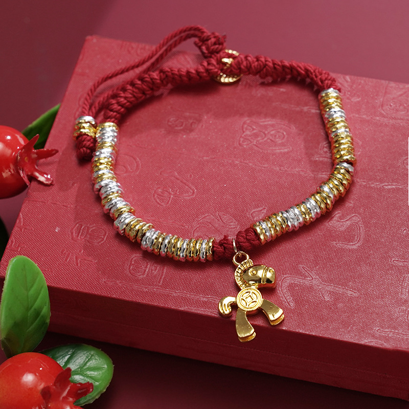 Fortune Horse Handmade Weaving - Women Accessories Meaning 评论和价格