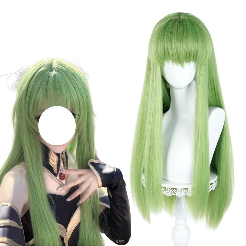 Anime CC Cosplay Green Wig Lon - Women'S Accessories List 评论和价格