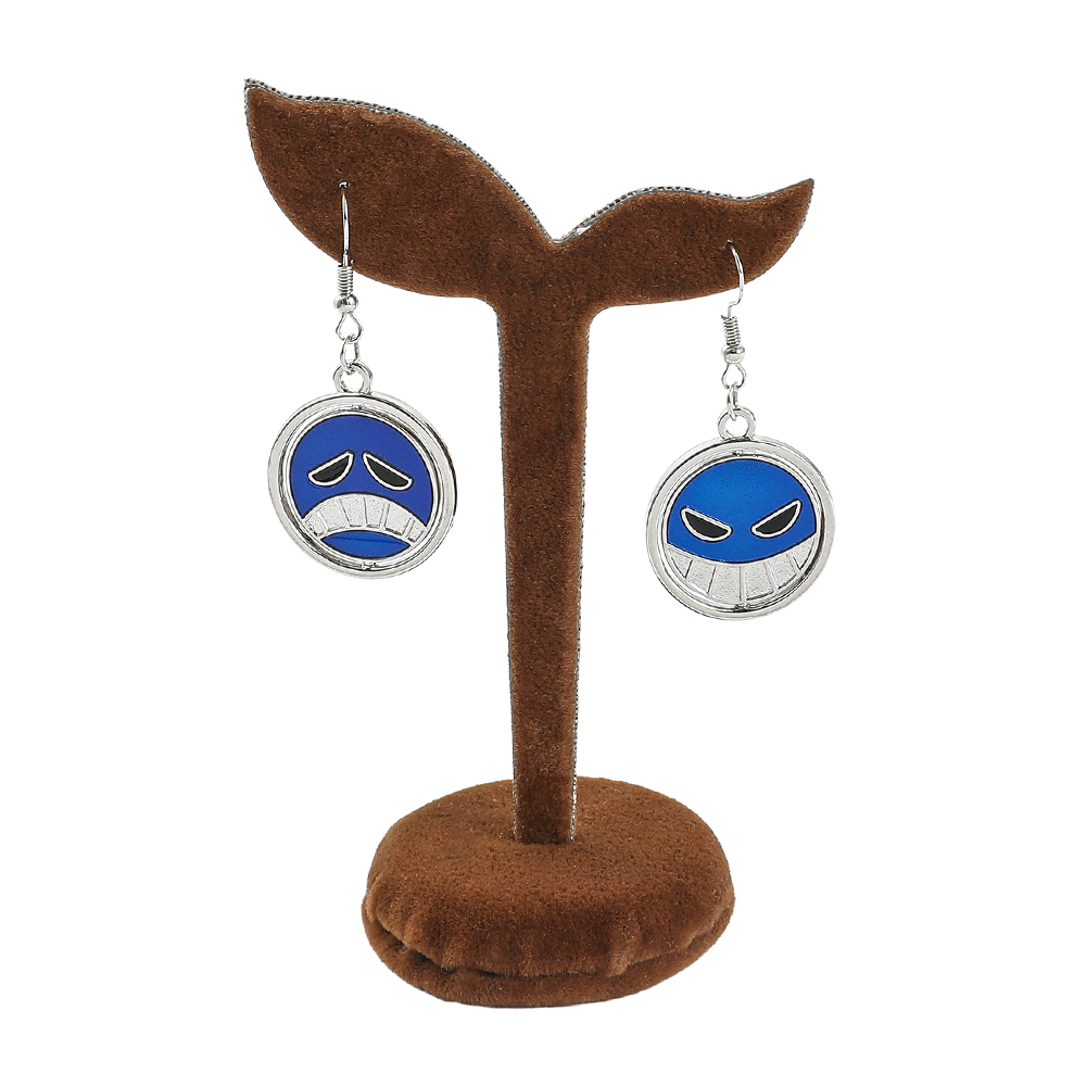Creative Rotatable Smiling Fac - Women Accessories Earrings 评论和价格