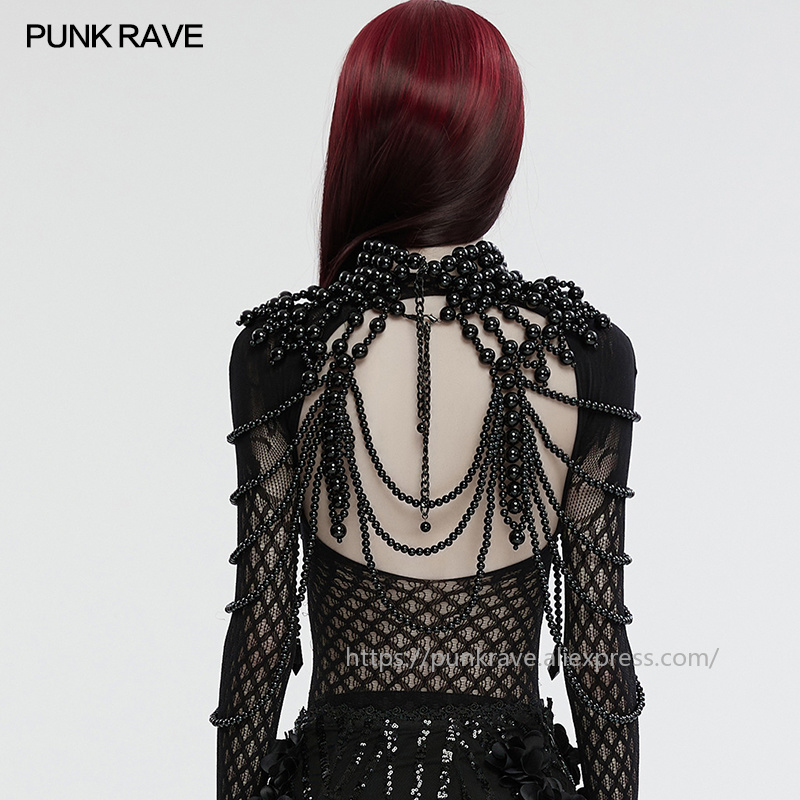 PUNK RAVE Women's Gothic Skull - Women'S Accessories For Neck 评论和价格