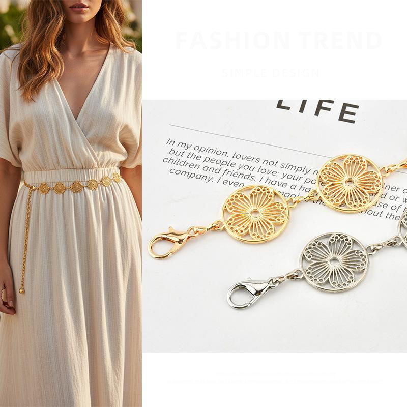 Hollowed-out Flower Waist Chai - Women'S Accessories Accessorize 评论和价格
