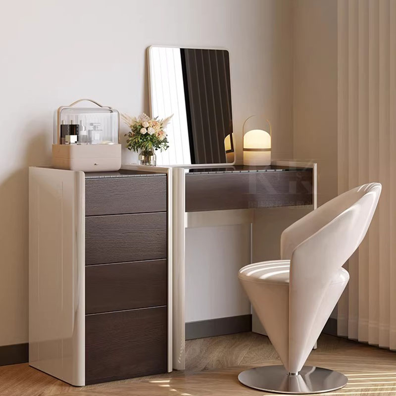 Coffee Modern Vanity Table Com - Women Accessories Drawer 评论和价格