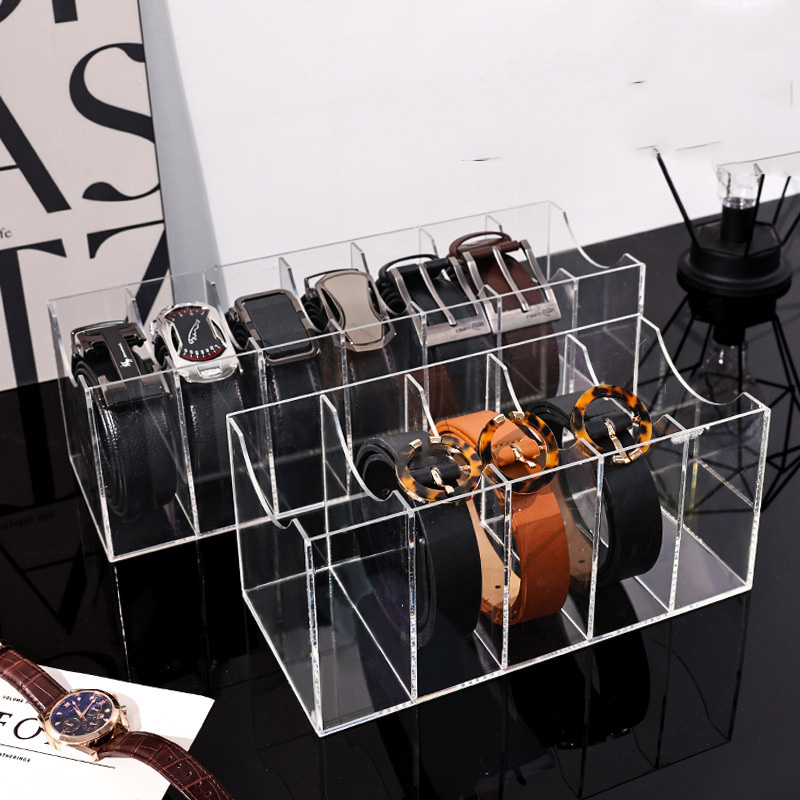 Clear Acrylic Belt Organizer w - Women Accessories Drawer 评论和价格
