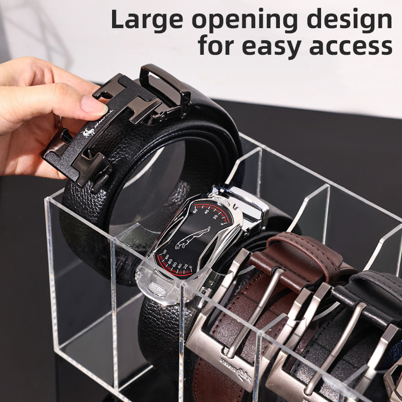 Clear Acrylic Belt Organizer w - Women Accessories Drawer 评论和价格