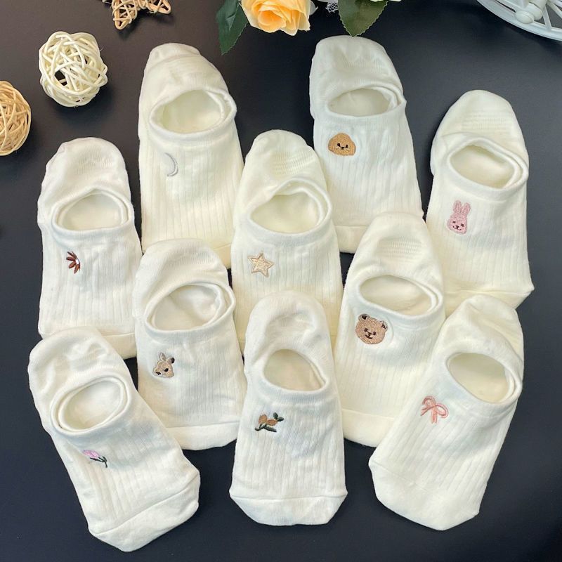Socks Set 10 Pairs Toe Socks W - Women'S Ankle Accessories 评论和价格